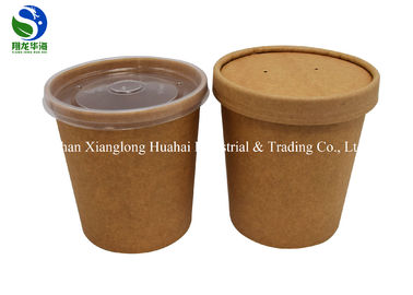 Premium quality eco-friendly disposable kraft paper soup cup soup bucket