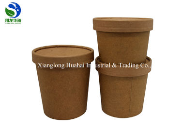 Premium quality eco-friendly disposable kraft paper soup cup soup bucket